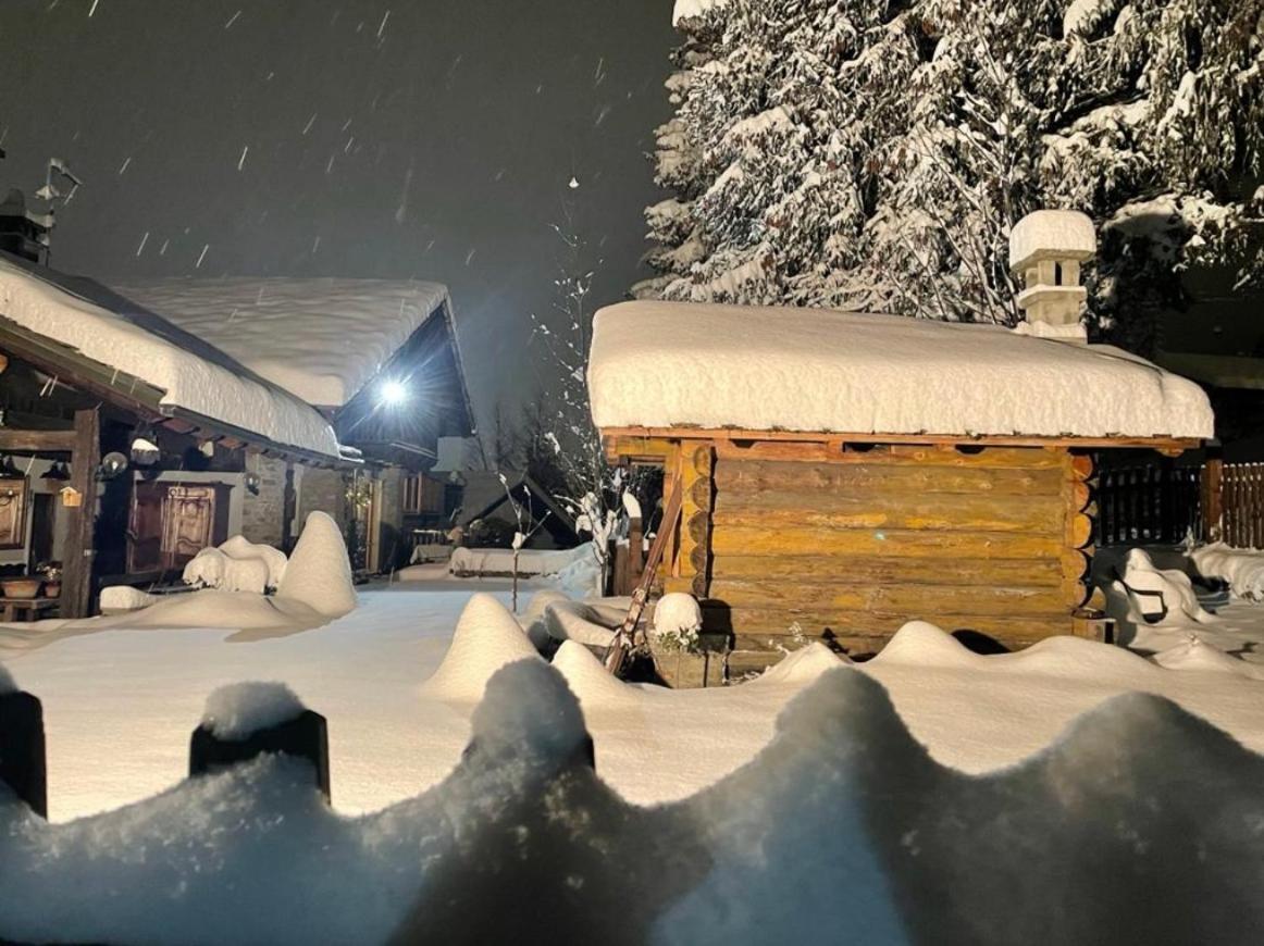 Chalet Blanc "Coeur Sapin" 库马约尔 外观 照片